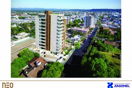 Apartamentos de 2 o 3 suites en construcción en el centro de Santa Cruz do Sul